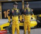 Robert Kubica και Vitaly Petrov, πιλότοι της Renault F1 Scuderia